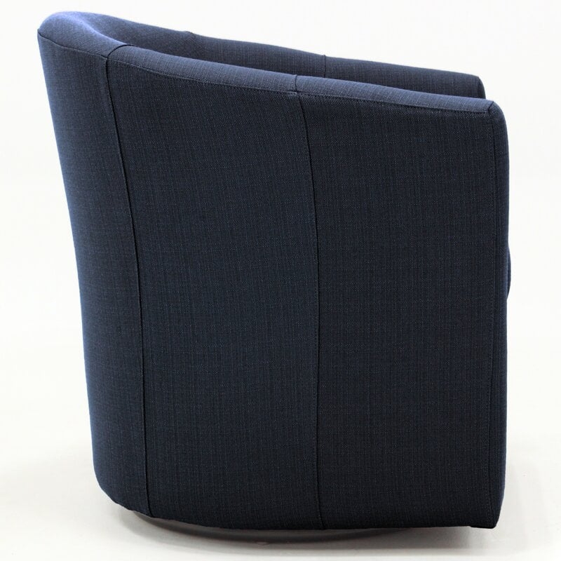 Molinari 31'' Wide Swivel Barrel Chair - Image 4