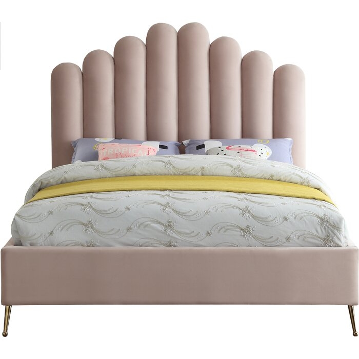Sonette Upholstered Low Profile Platform Bed - Image 1