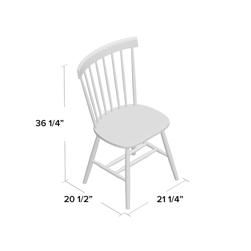 Roudebush Solid Wood Dining Chair, set of 2 - Image 3