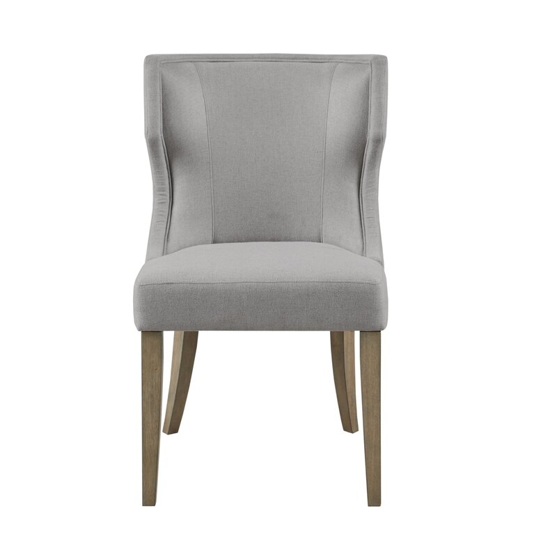 Laflamme Upholstered Dining Chair / Light Gray - Image 0