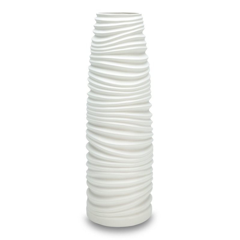 Wade Logan Floor Vase in White - Image 0