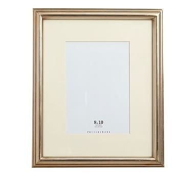 Eliza Gilt Picture Frame, 8 x 10" Narrow Frame, Champagne Gilt finish - Image 1