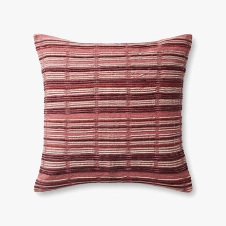 PILLOWS PJB0021 PINK 22" x 22" Cover w/Down - Image 0