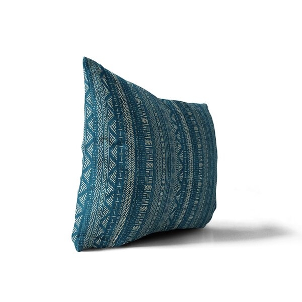 Adeline Mlstana Cotton Lumbar Pillow_Teal - Image 0