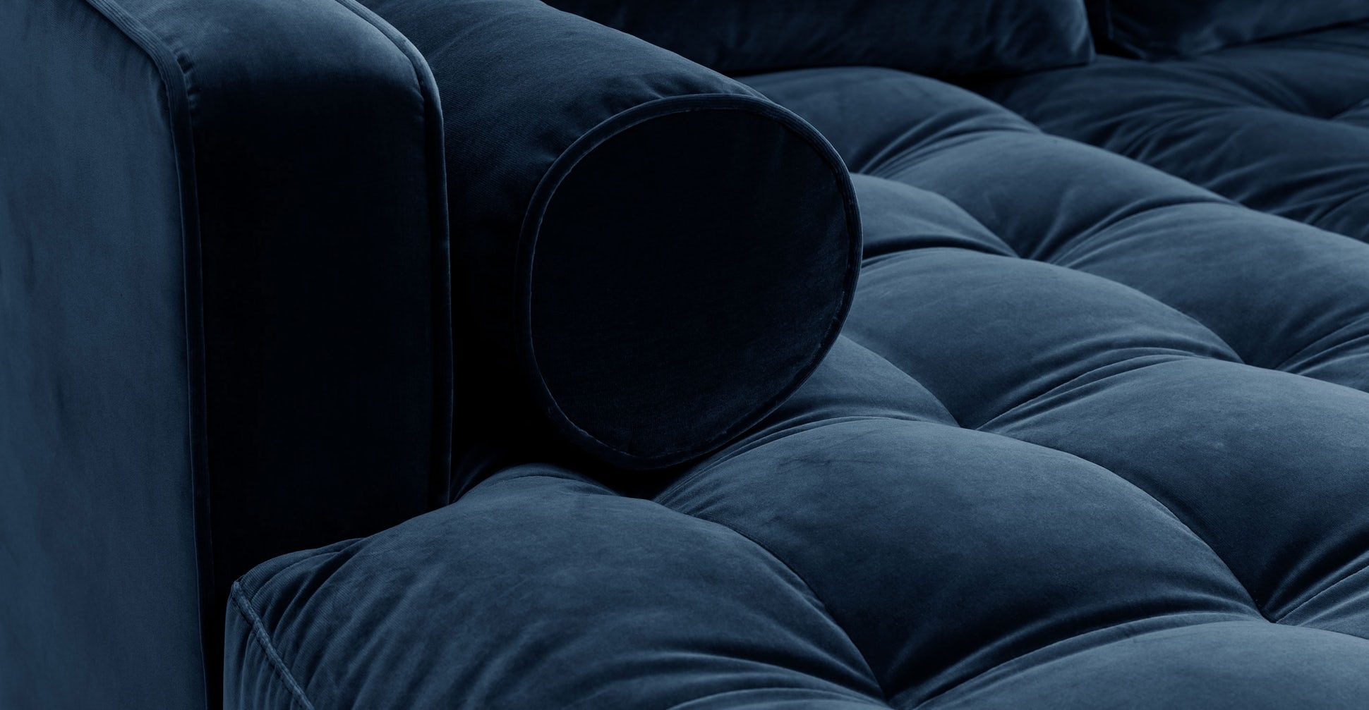 Sven Cascadia Blue Left Sectional Sofa - Image 3