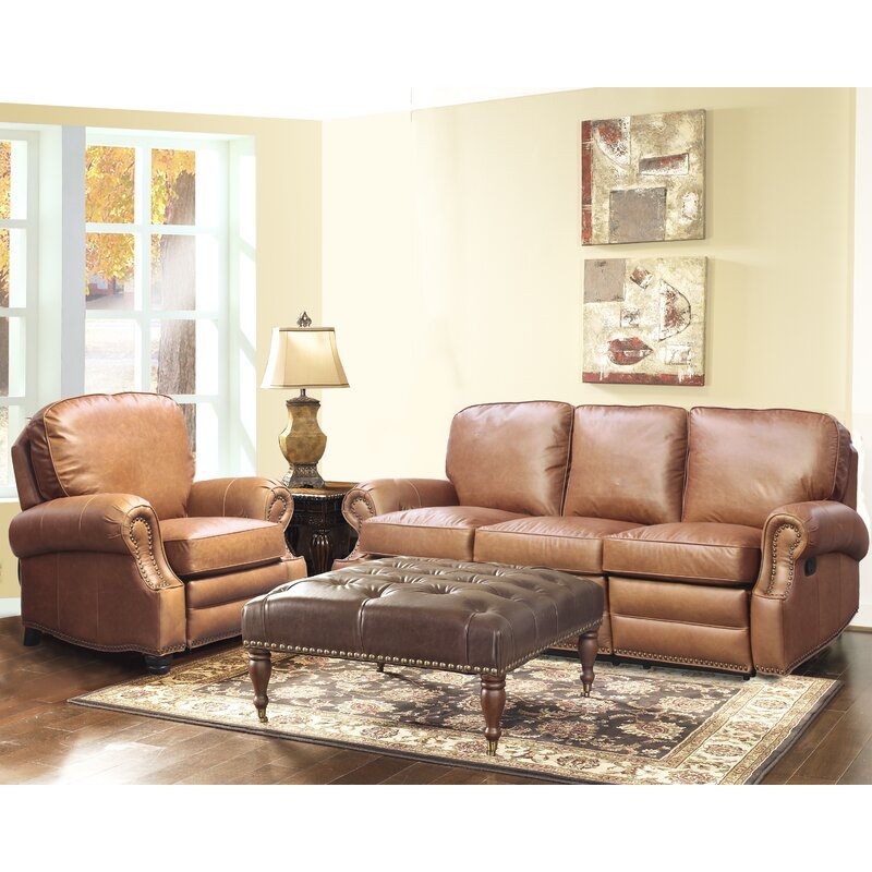 Kevan Leather Recliner - Image 1
