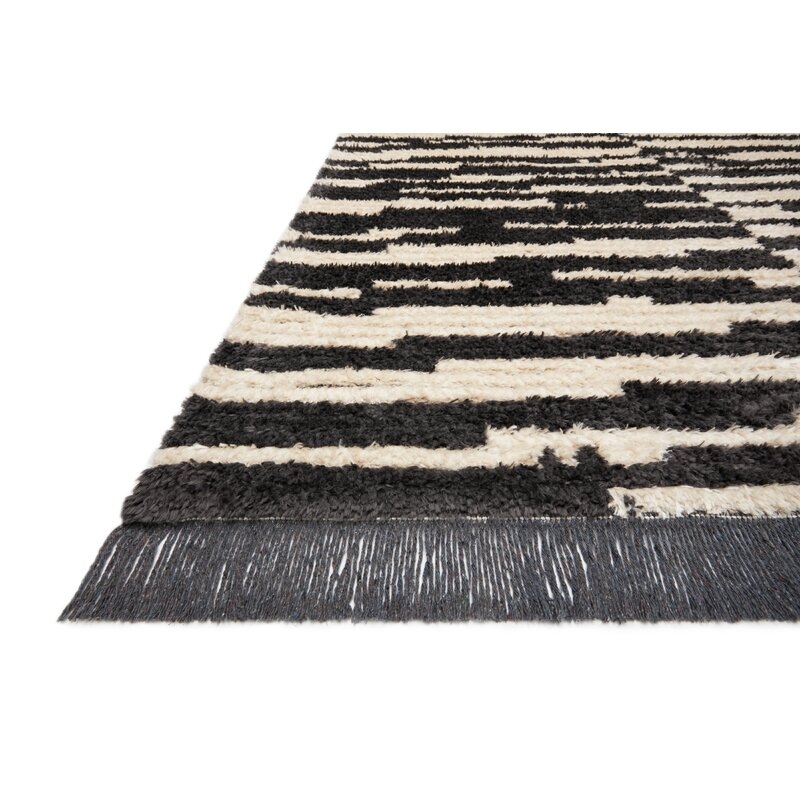 Alice Abstract Cream/Charcoal Area Rug - Image 3