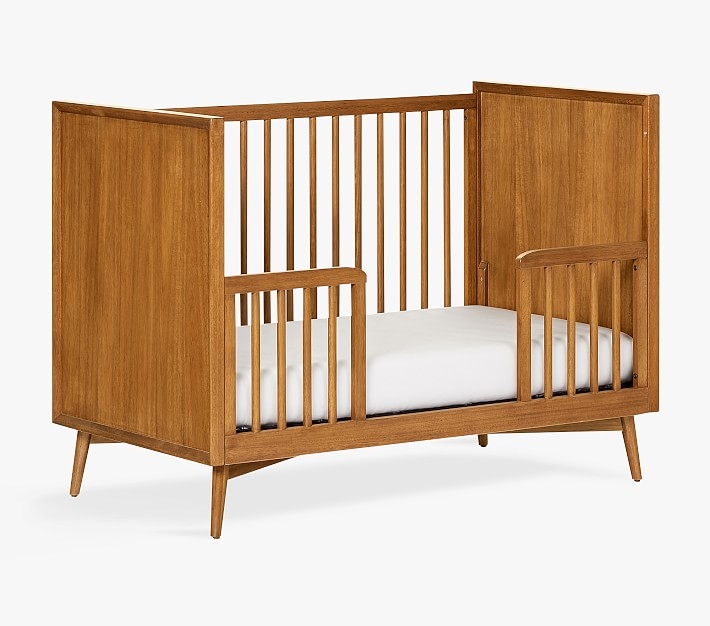 west elm x pbk Mid-Century Toddler Bed Conversion Kit, Acorn, UPS - Image 0