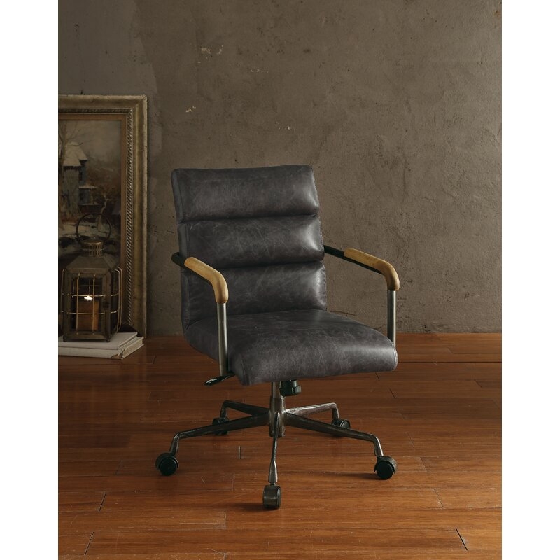Sophia Genuine Leather Conference Chair - Image 4