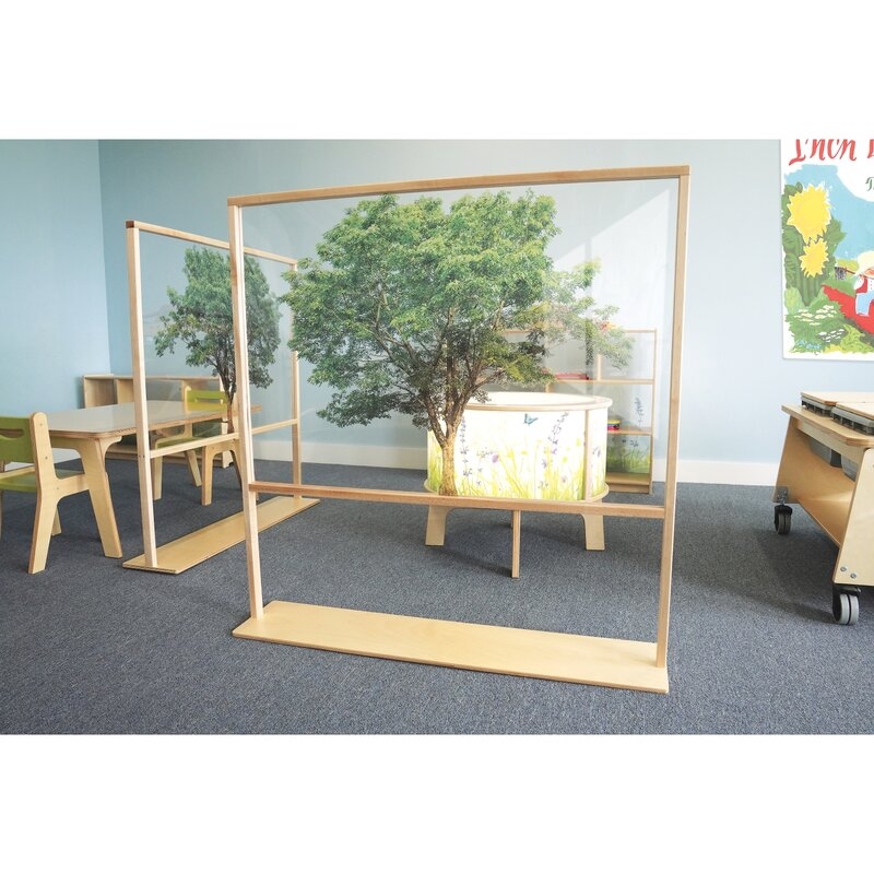 Nature View 1 Panel Classroom Divider - Image 0