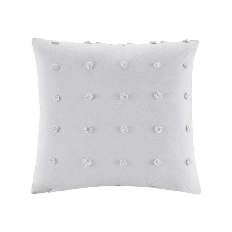 Aiden Cotton Jacquard Pom Pom Throw Pillow - Image 0