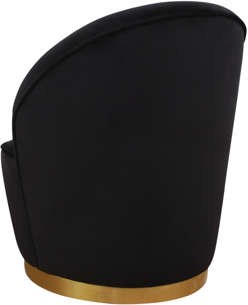 Milana Chair, Black Velvet - Image 2