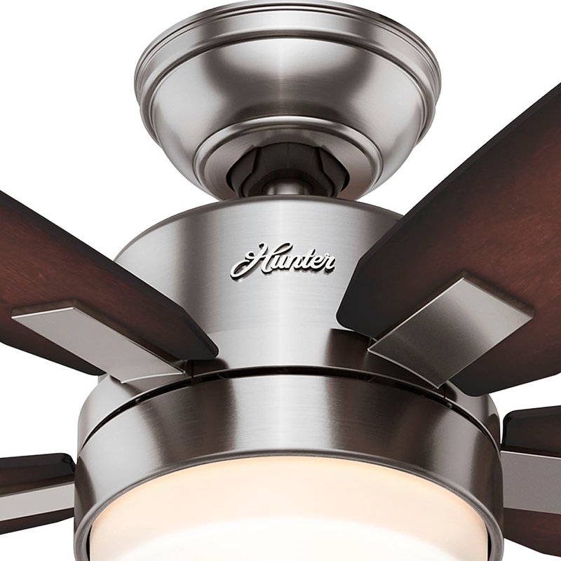 54" Windemere 5 Blade Ceiling Fan with Remote, Light Kit Included - Image 1