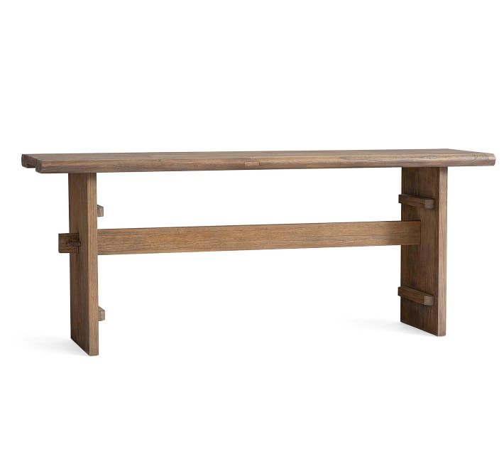 Easton 74" Reclaimed Wood Console Table, Weathered Elm - Image 3