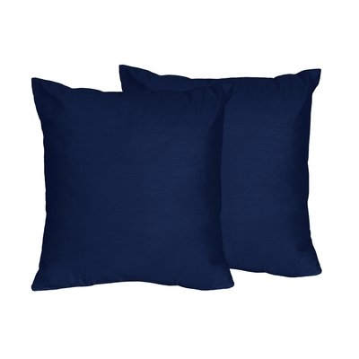 Solid Navy Blue Throw Pillows - Image 0
