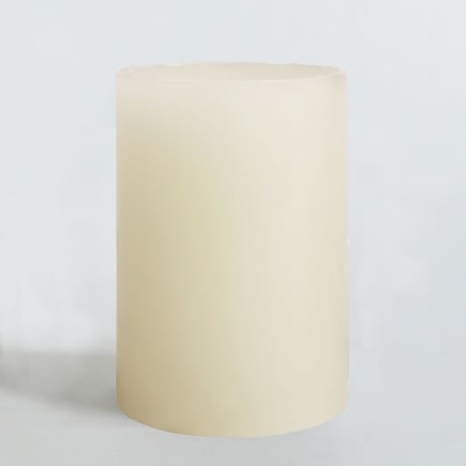 Unscented Pillar Candle, 4"X8", Ivory - Image 0