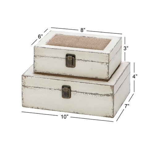 Kelia 2 Piece Decorative Box Set - Image 1
