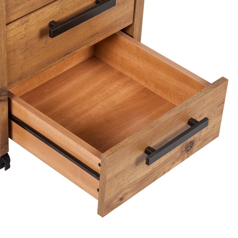 Hagberg 3-Drawer Mobile Vertical Filing Cabinet - Image 3