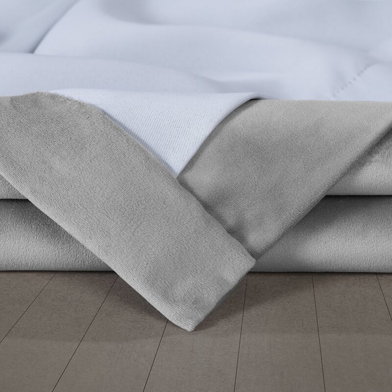 Signature Blackout Double Wide Velvet Rod Pocket Single Curtain Panel - Image 1