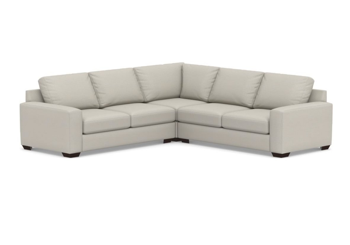 Big Sur Square Arm Upholstered 3-Piece L-Shaped Corner Sectional - Image 0