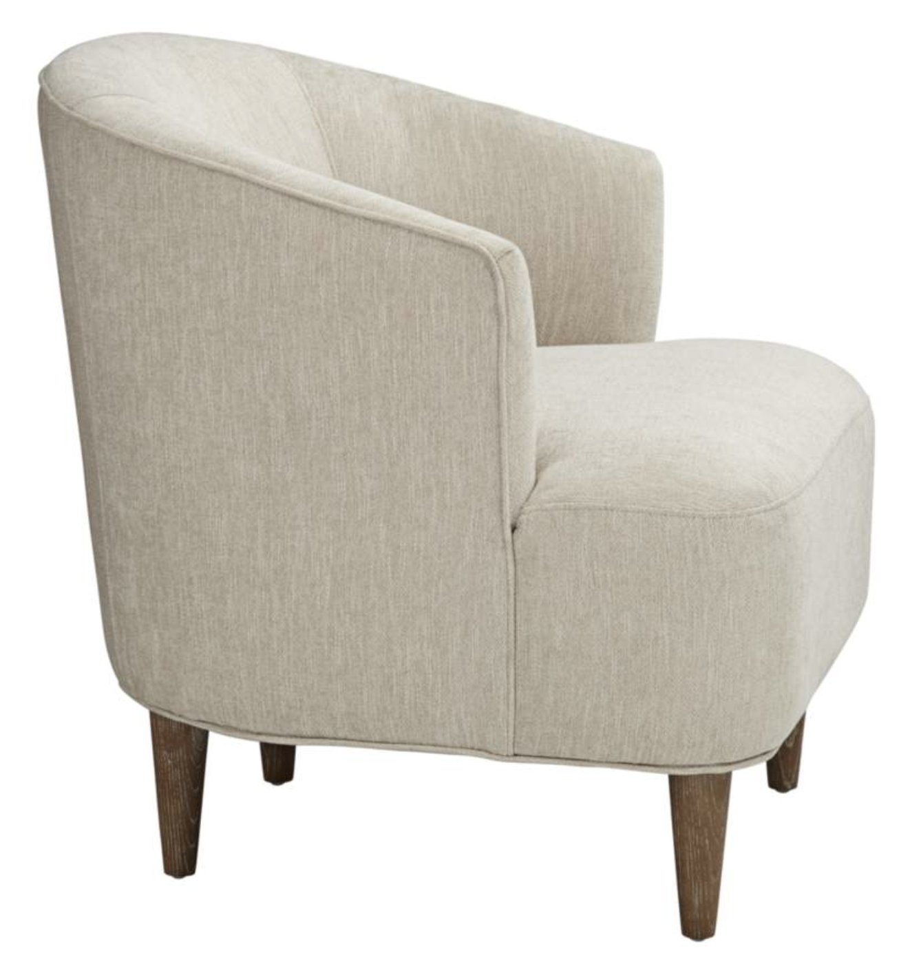 Herringbone Beige Fabric Accent Chair - Style # 79D20 - Image 1