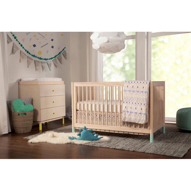 Gelato 4-in-1 Convertible Crib Color: Washed Natural - Image 2