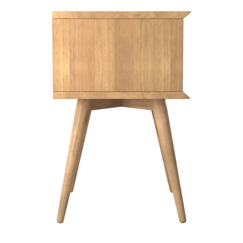 Grady 2 - Drawer Solid Wood Nightstand - Image 1
