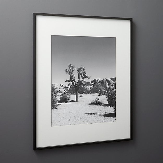 Gallery Black Frame with White Mat 16 x 20 - Image 0