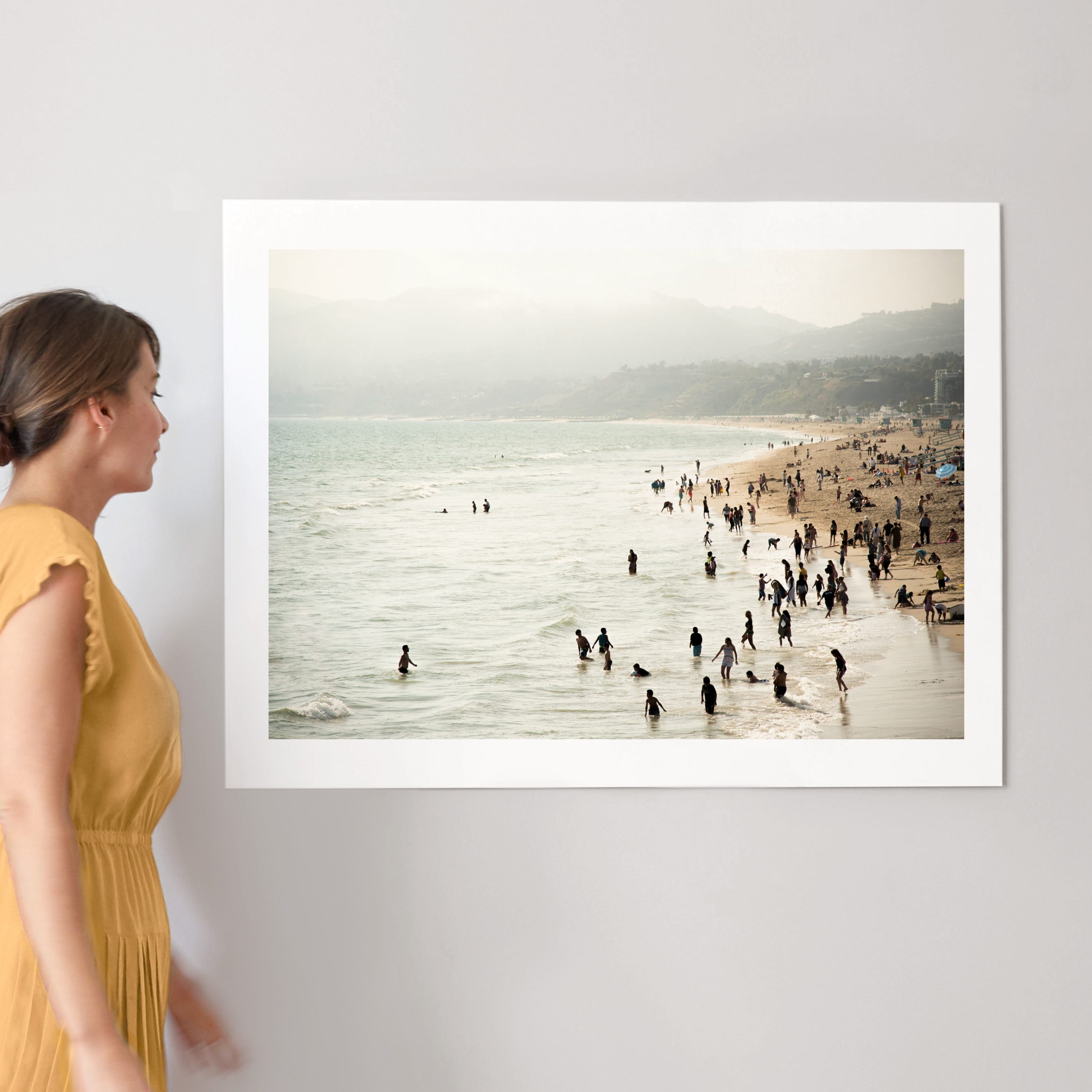 Seaside Contrast Wall Art Print - Image 4