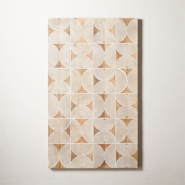 Cultivo Geometric Wood Wall Art - Image 0