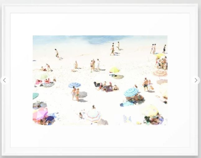 beach XXI Framed Art Print - Image 0