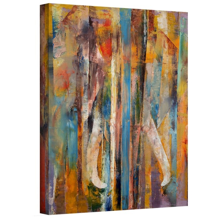 'Elephant' Painting on Wrapped Canvas Print - Image 0