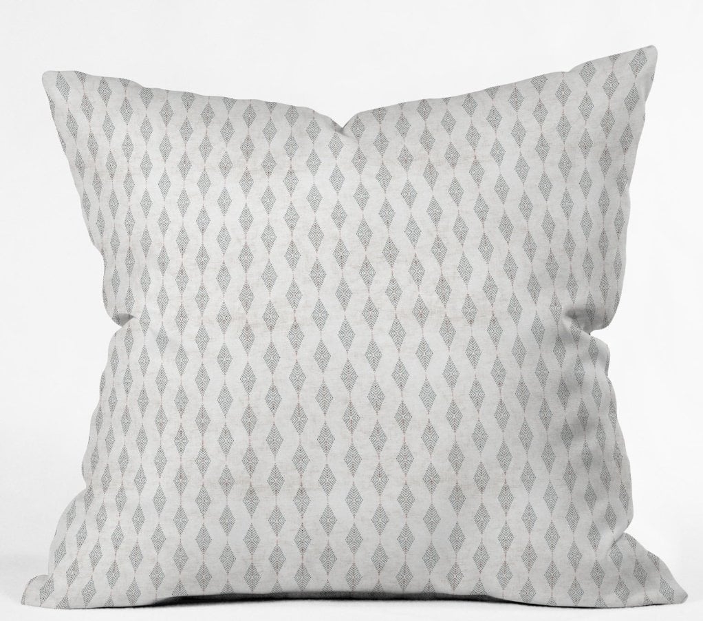 BOHO DIAMOND Throw Pillow with insert - Image 0