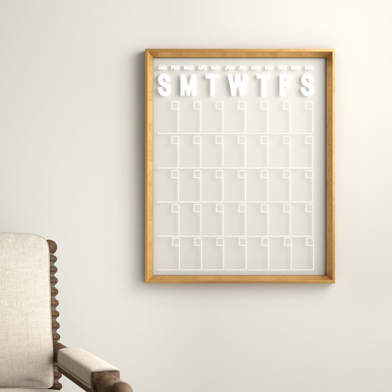 Wall Mounted Calendar Board - Image 1