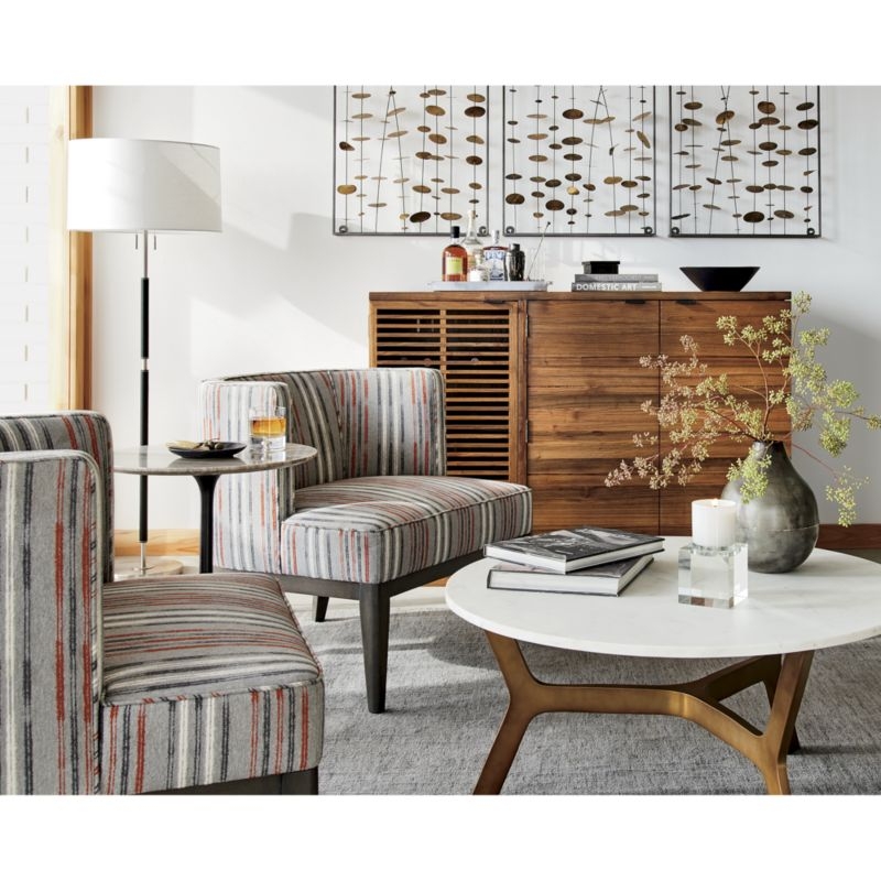 Nero Brown Marble Accent Table - Image 6