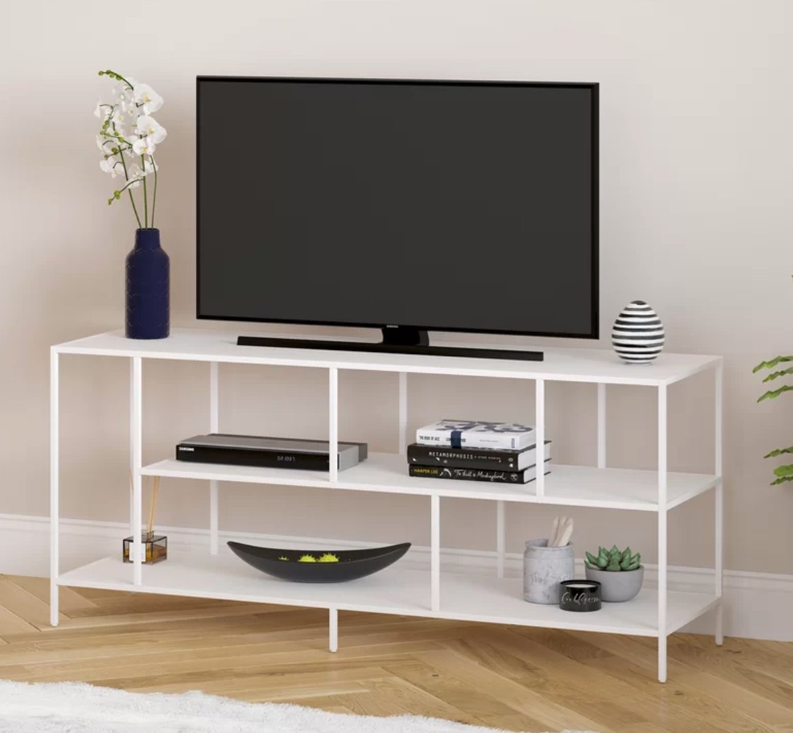 Alphin Open Shelving TV Stand for TVs up to 60 inches - Image 1
