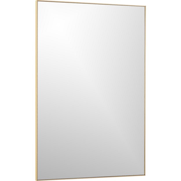 infinity Brass 24"x36" rectangular wall mirror - Image 2