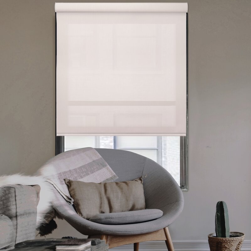 Champagne Free Stop Cordless Room Darkening Roller Shade - Image 0