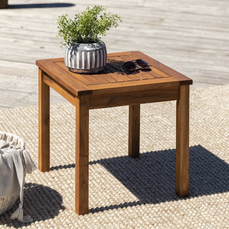 Artidiello Solid Wood Side Table - Image 0