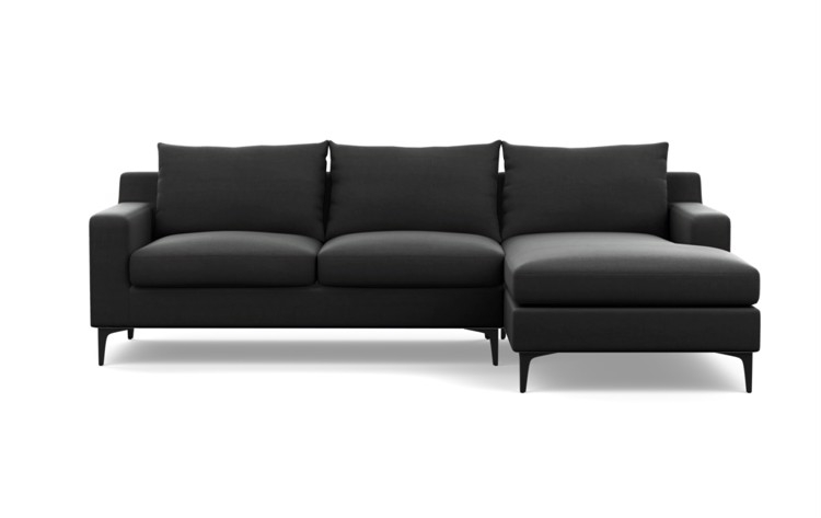 SLOAN Sectional Sofa with Right Chaise in smoke - Image 0