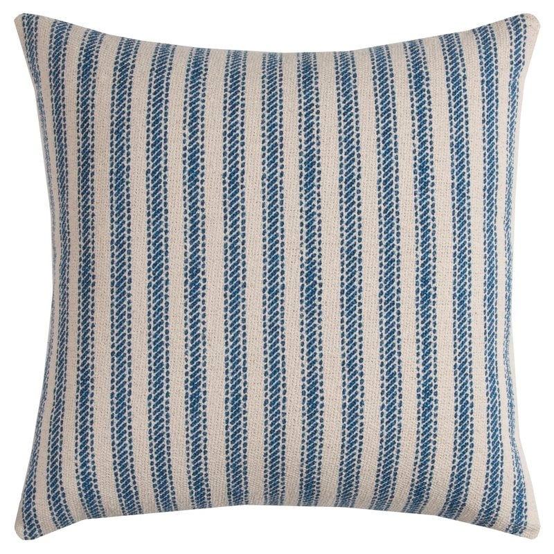 Alexander Cotton Striped Throw Pillow Cover - Image 0
