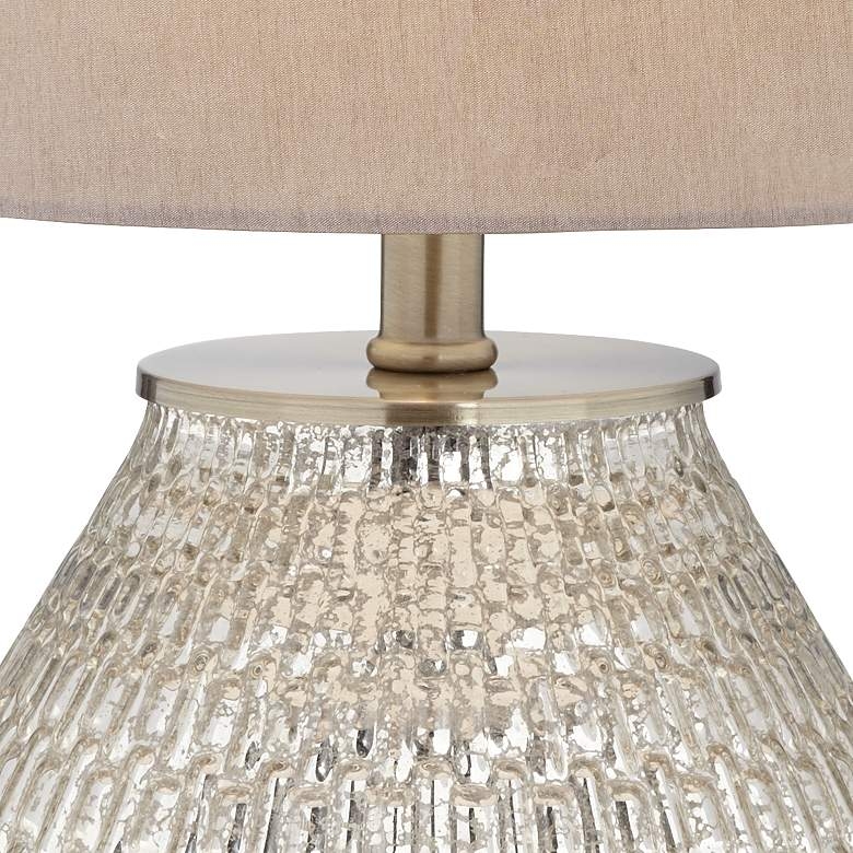 Zax 19 1/2" High Mercury Glass Accent Table Lamp Set of 2 - Style # 57R61 - Image 1