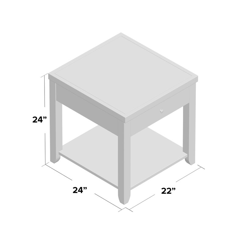 Bleckley End Table with Storage - Image 4
