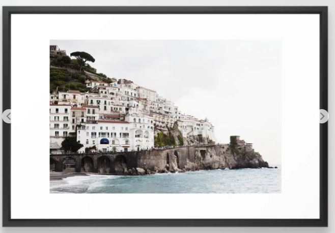 Amalfi Coast Framed Art Print, 26x38 - Image 0