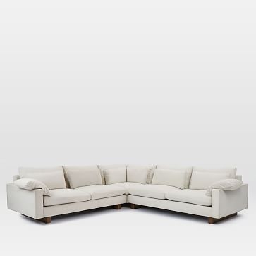 Harmony Sectional Set 07: XL Left Arm 2.5 Seater, XL Corner, XL Right Arm 2.5 Seater, Eco Weave, Oyster - Image 0