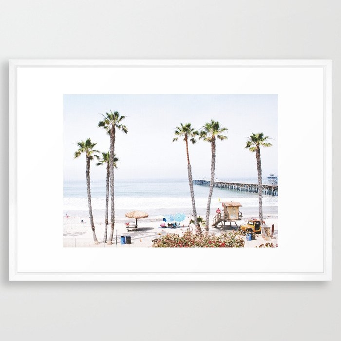Palm Beach Framed Art Print - Image 0
