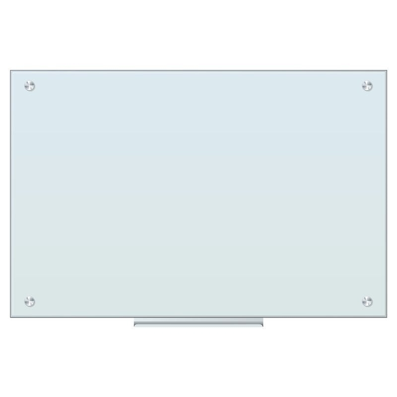 Wall Mounted Magnetic Glass Board, Large - Image 0