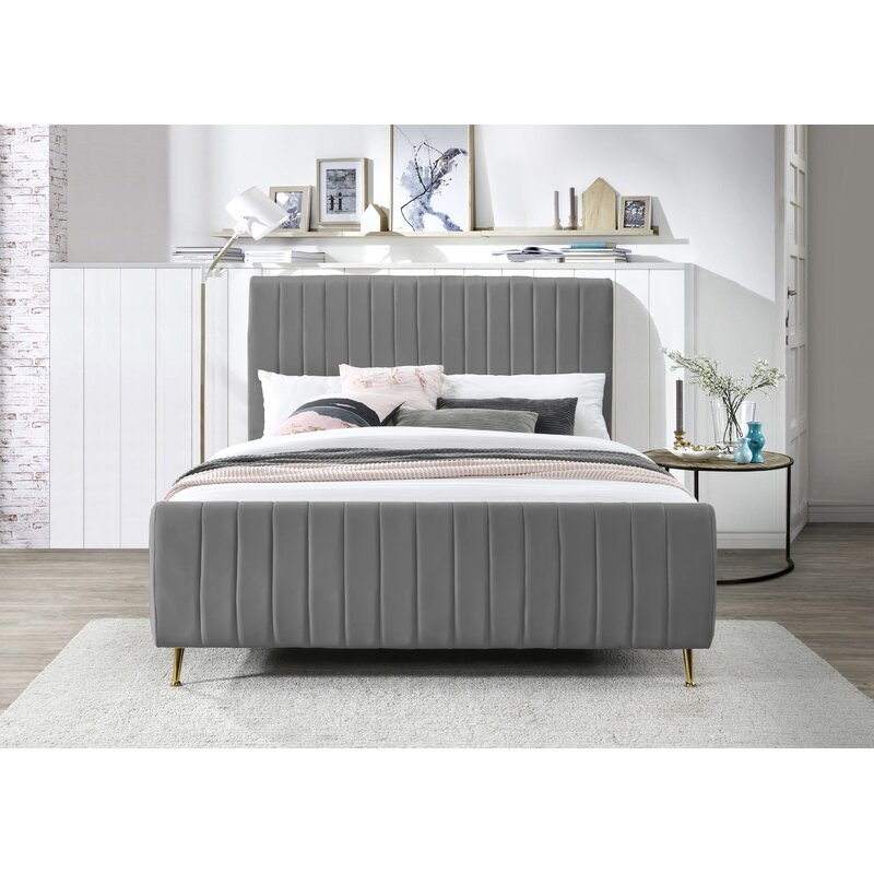 Summersville Tufted Upholstered Low Profile Platform Bed  Summersville Tufted Upholstered Low Profile Platform Bed  Summersville Tufted Upholstered Low Profile Platform Bed  Summersville Tufted Upholstered Low Profile Platform Bed  Summersville Tufted Uph - Image 1