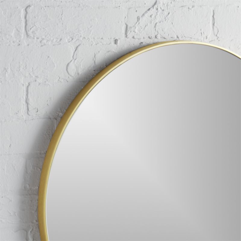 Infinity 24" Round Brass Wall Mirror - Image 3