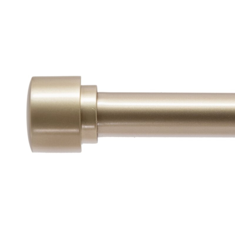 Akeeyla 0.75" Single Curtain Rod - Image 1